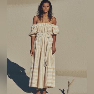 Spell Lady Palm gown Toffee L NWT